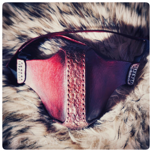 Leather face mask design 1 LAST ONE ~ FREE DHL EXPRESS SHIPPING